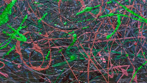 In search of silence- 2 (green)