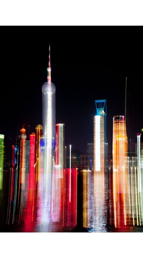 Shanghai Skyline by Pietro Ansaldi