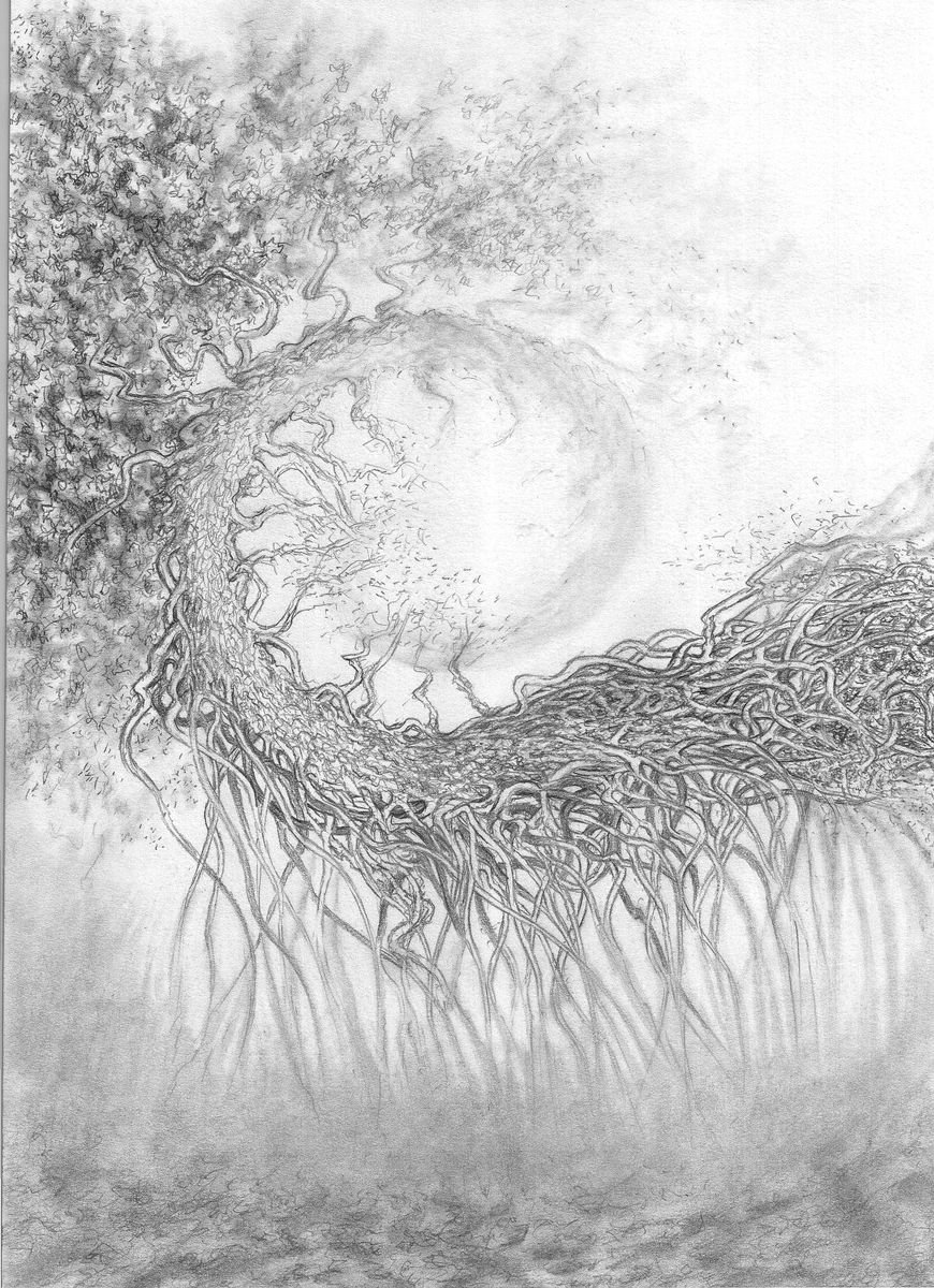 A series of Mystic Trees 10 by Julia Krastina
