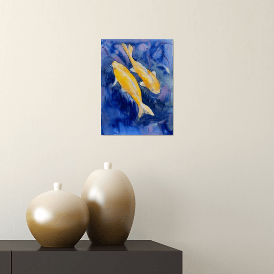 Fish gold koi