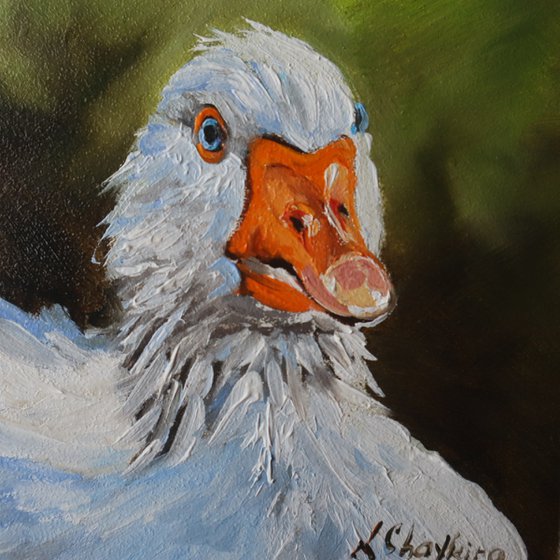 Goose, Small Art Framed