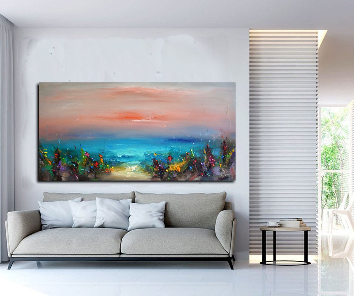 Sea Fields , Extra large painting by Stanislav Lazarov
