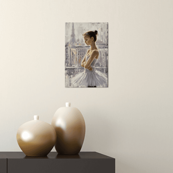 A ballerina girl in Paris