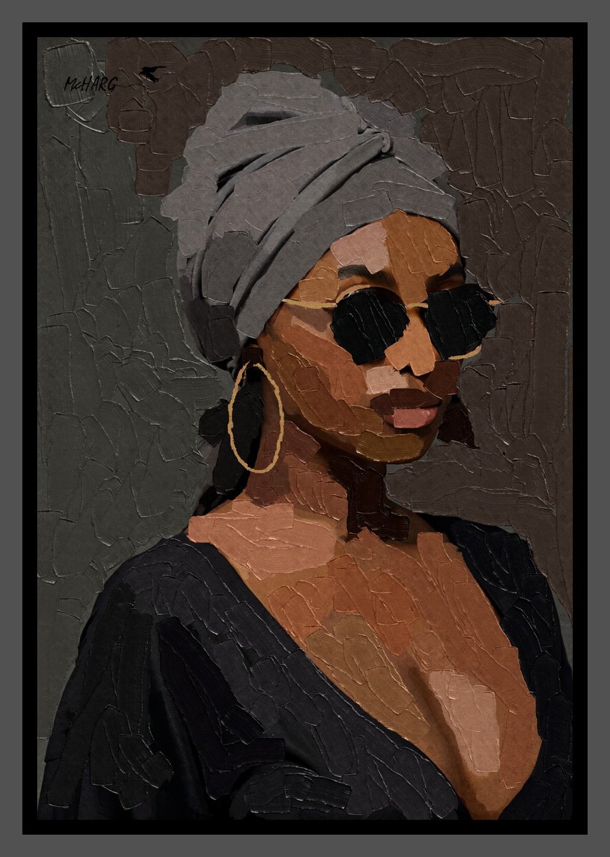 Impressionistic Painting , Modern Woman #2 Imp By Joe Mcharg, 24 X 31, Artwork For Sale On Artfinder