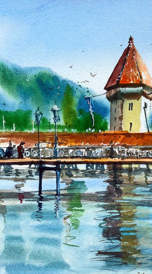 Kapellbrücke by Ksenia Astakhova