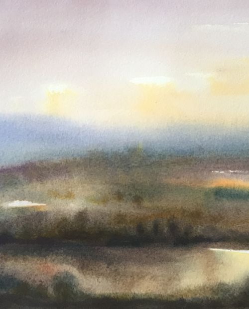 Earthy landscape by Samantha Adams