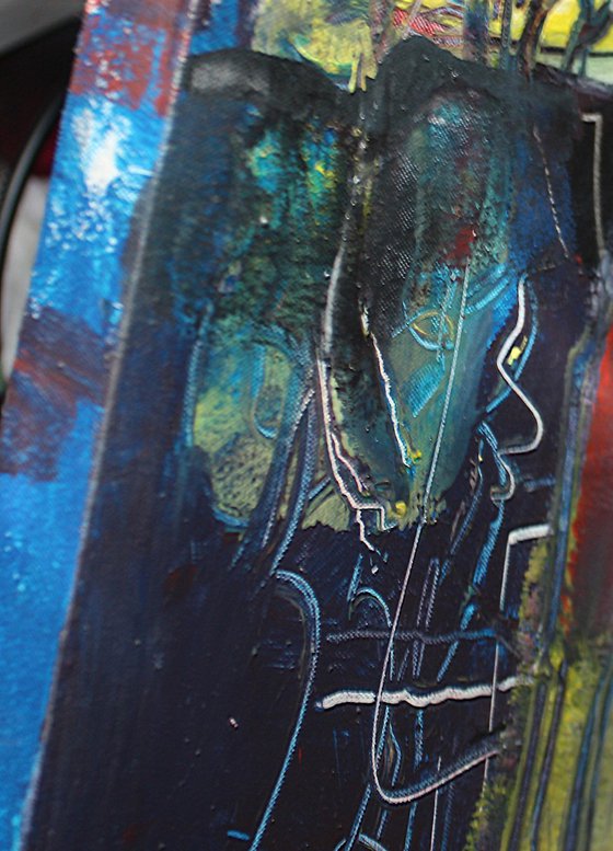 JEUNE FEMME GRAFFITIS