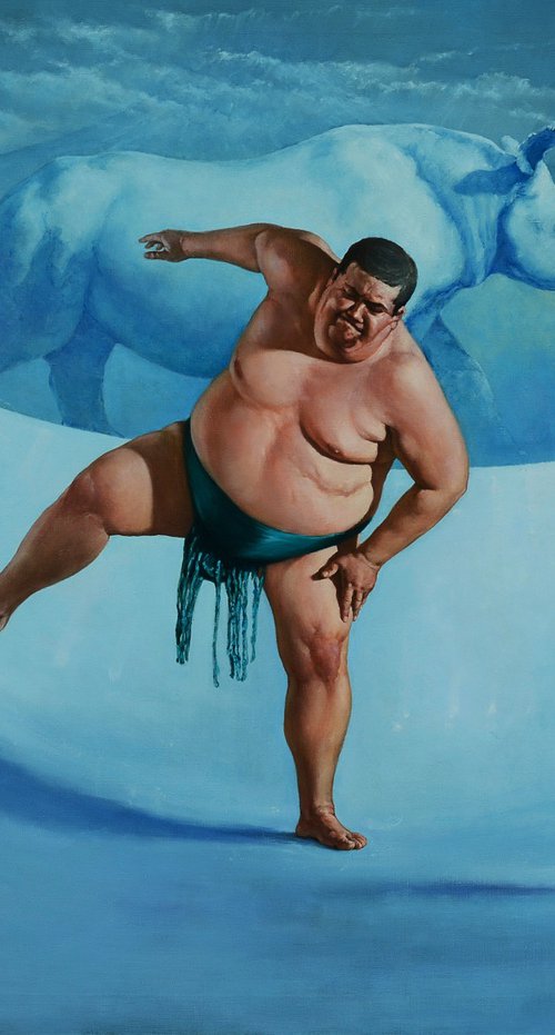 White Rhinoceros by Oleg Kateryniuk