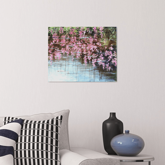 Flower Reflections in Water