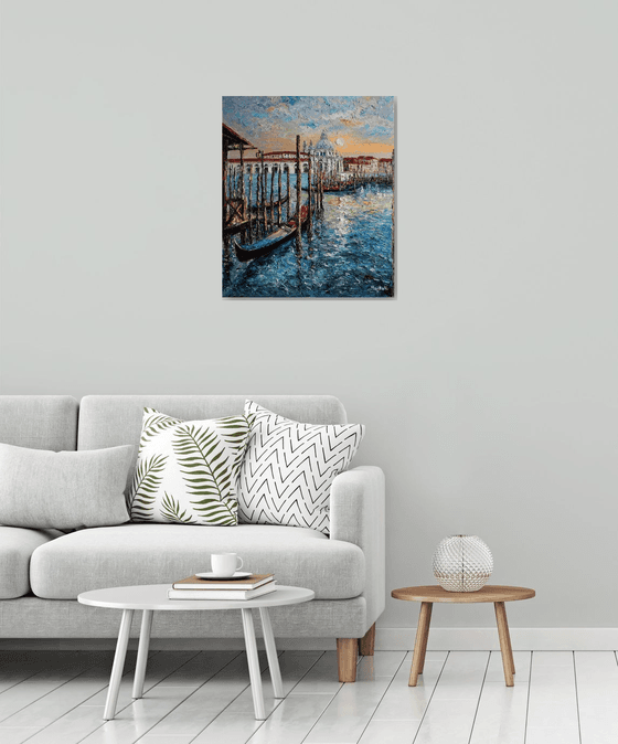 Venice, Sunset over the Grand Canal