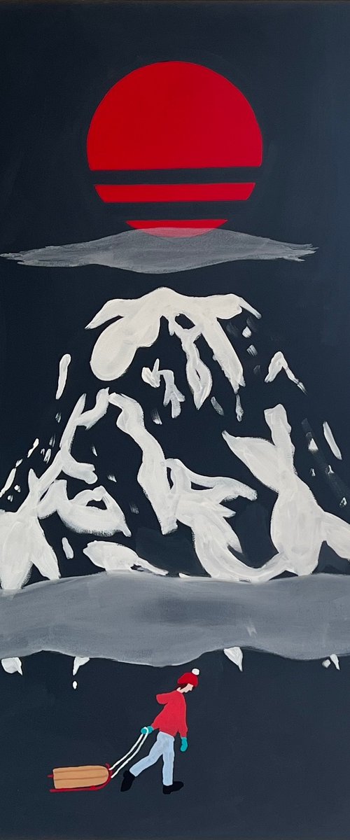 "The Sledder" by Wyatt Bunce