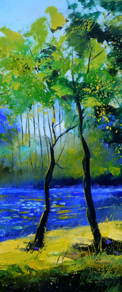 Blue river by Pol Henry Ledent