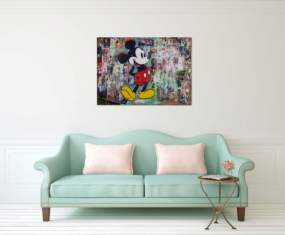 Micky Mouse in art