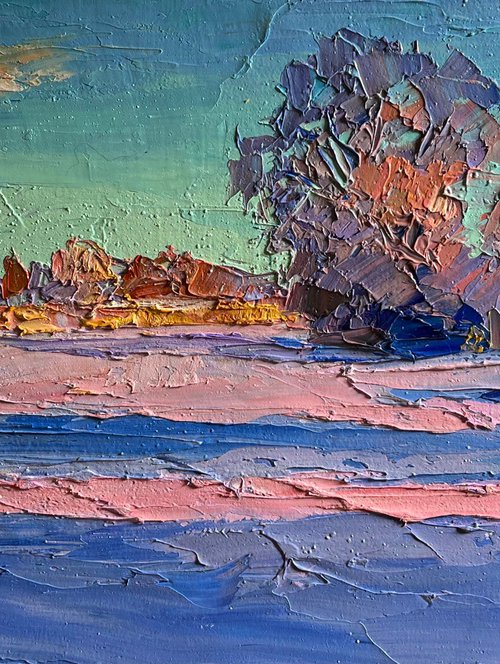 Pink Morning in Winter by Boris Serdyuk