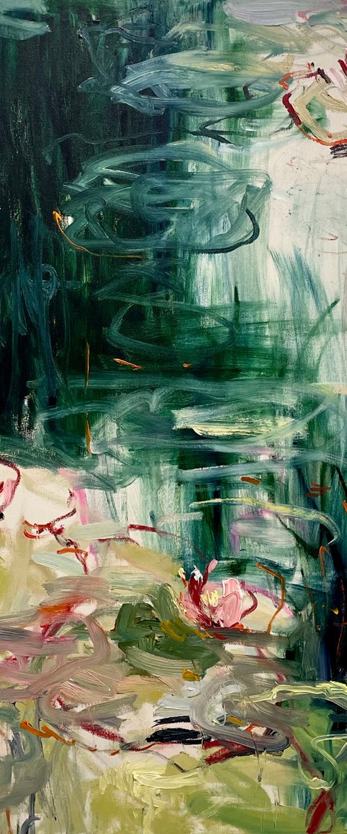 The old pond. Reflections. by Lilia Orlova-Holmes