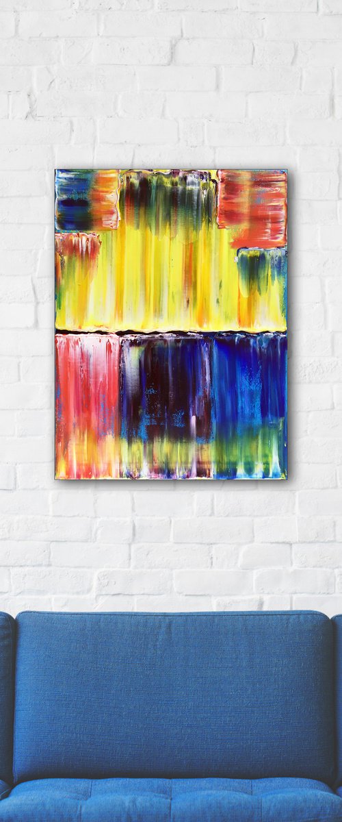 "Perspective Shift" - Original PMS Oil Painting On Canvas - 18" x 24" by Preston M. Smith (PMS)