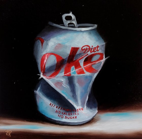 Diet Coke crushed