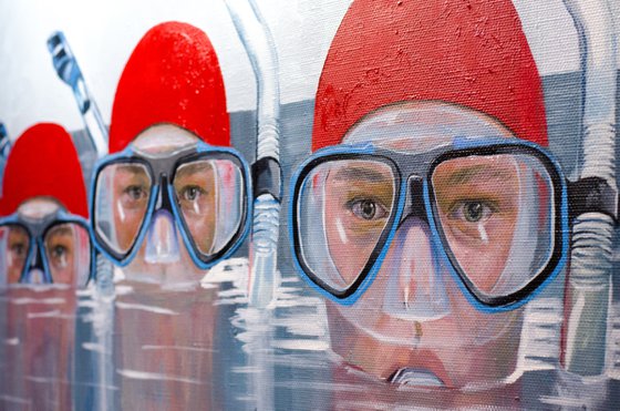 The army of  snorkellers