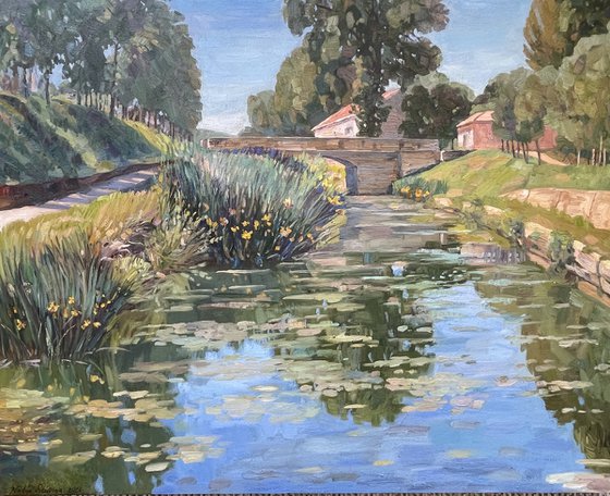 Overgrown channel