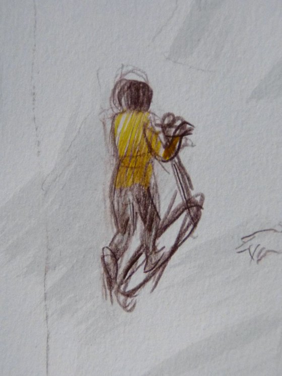 Montmartre 4, pencil sketch 29x21 cm