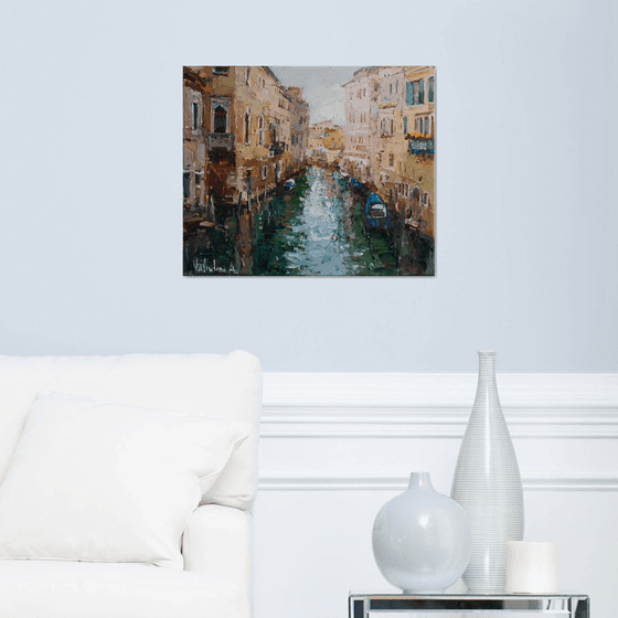 Italy - Original Oil Painting impasto art