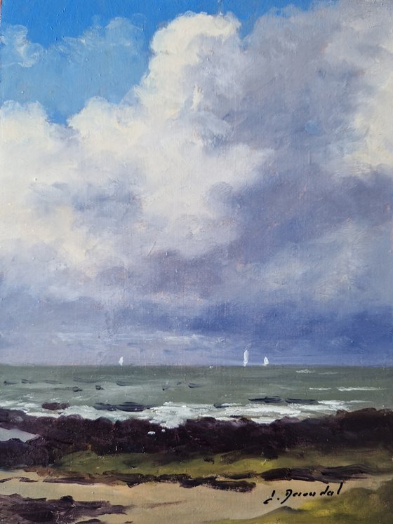 Sailboats in Brittany