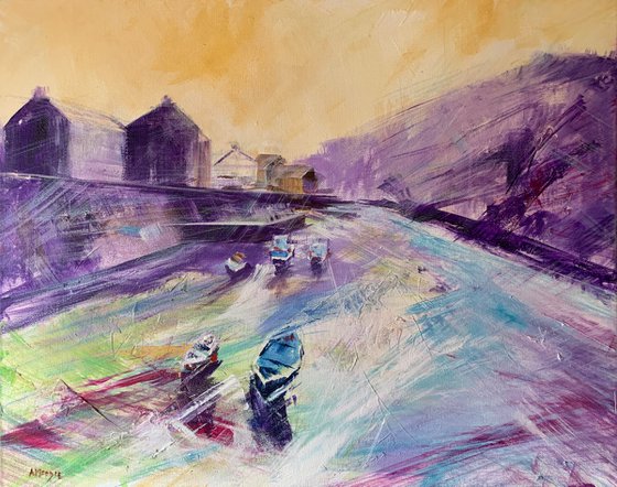 Boats at Rest, Staithes