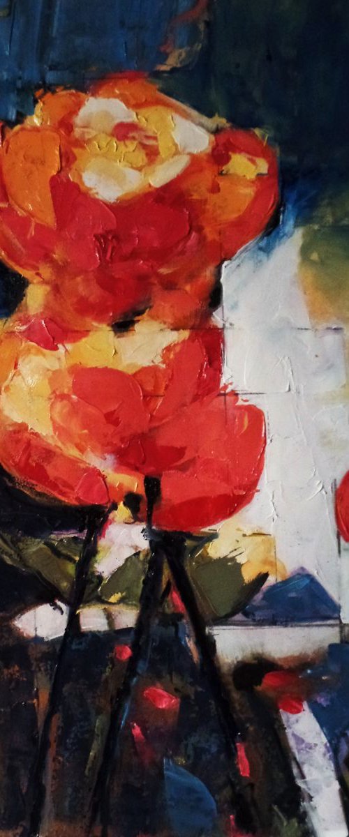 Last Roses by Irene Wilkes