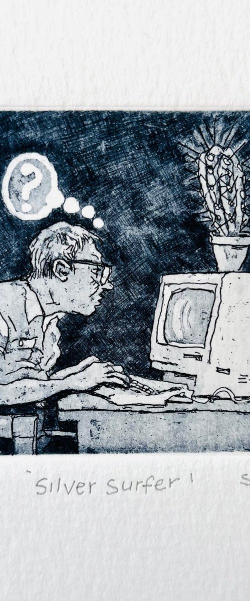 Silver surfer. by Stephen Brook