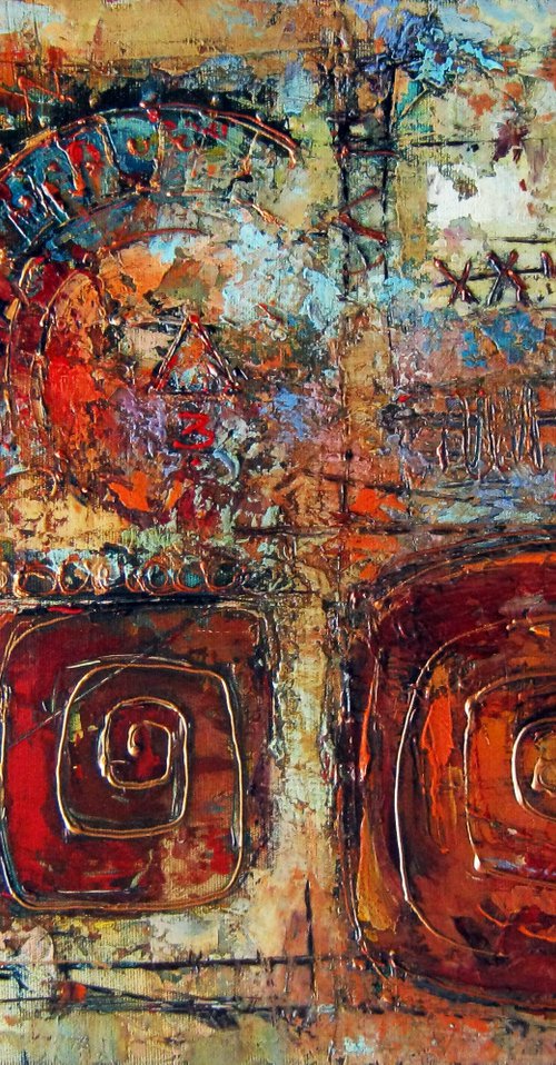Abstract Painting #01 by Movses Petrosyan