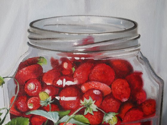Wild Strawberry Still Life