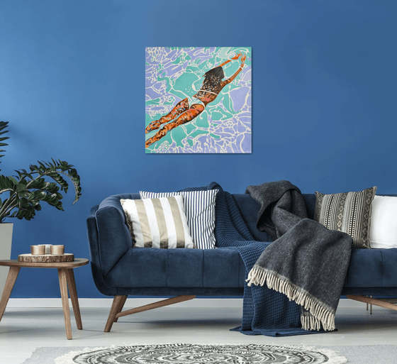 Underwater Pastel Green