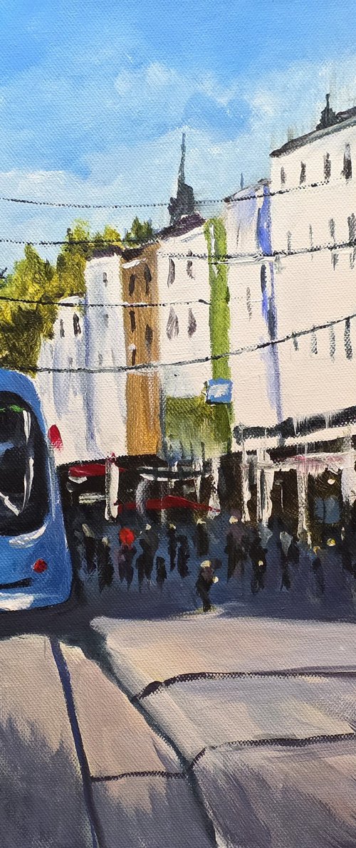 An ordinary day in town by Hilde Solveig Amdal Arnesen