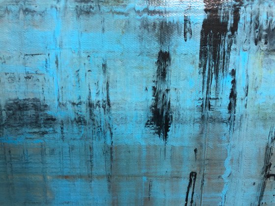 Feeling Pale Blue (48x48in)