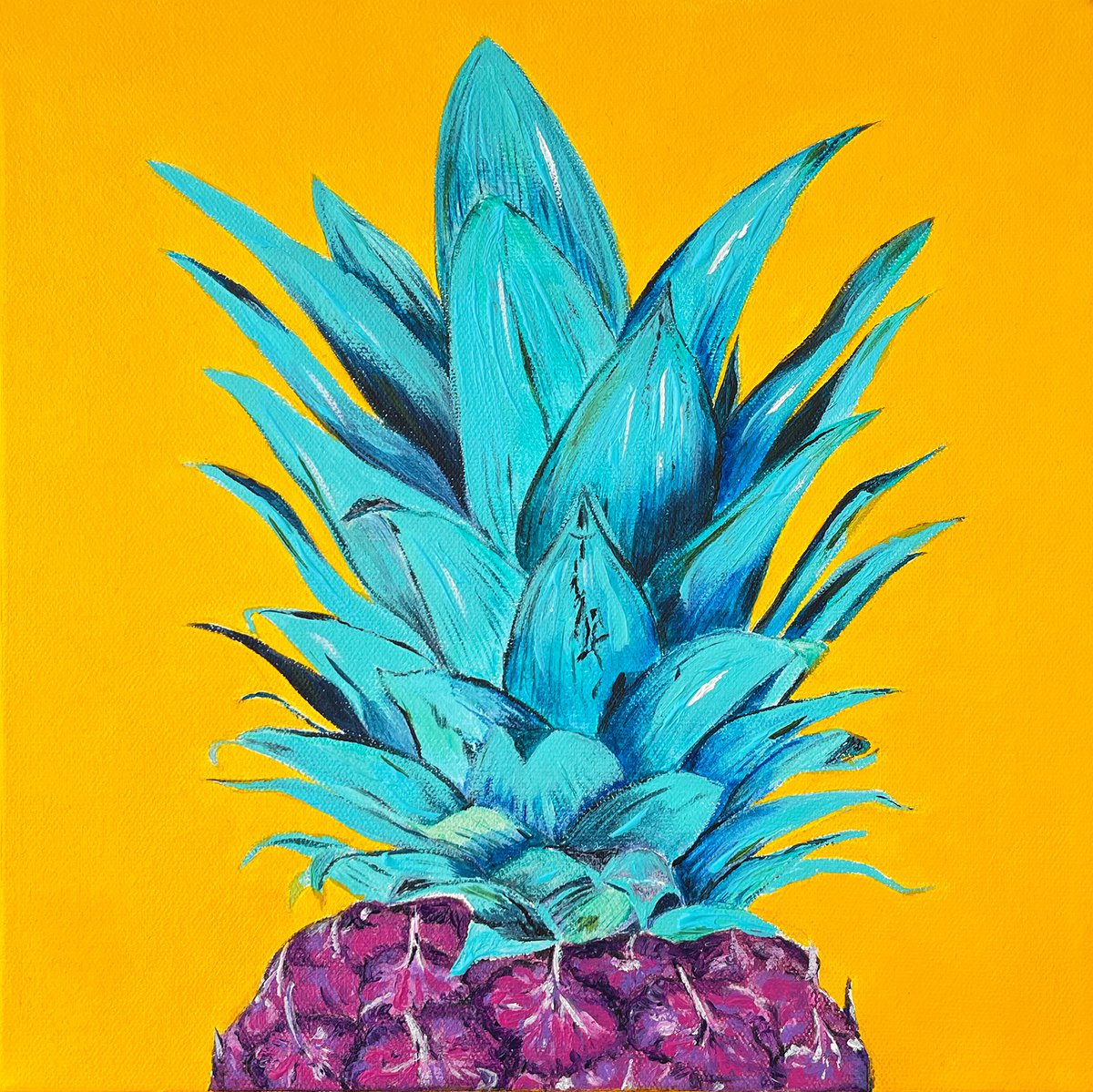 Pineapple by Maiia Axton Studio