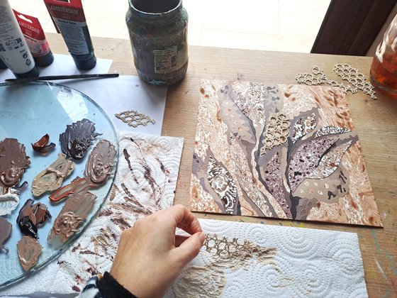 Set of 2 «Lace Dreamscape»