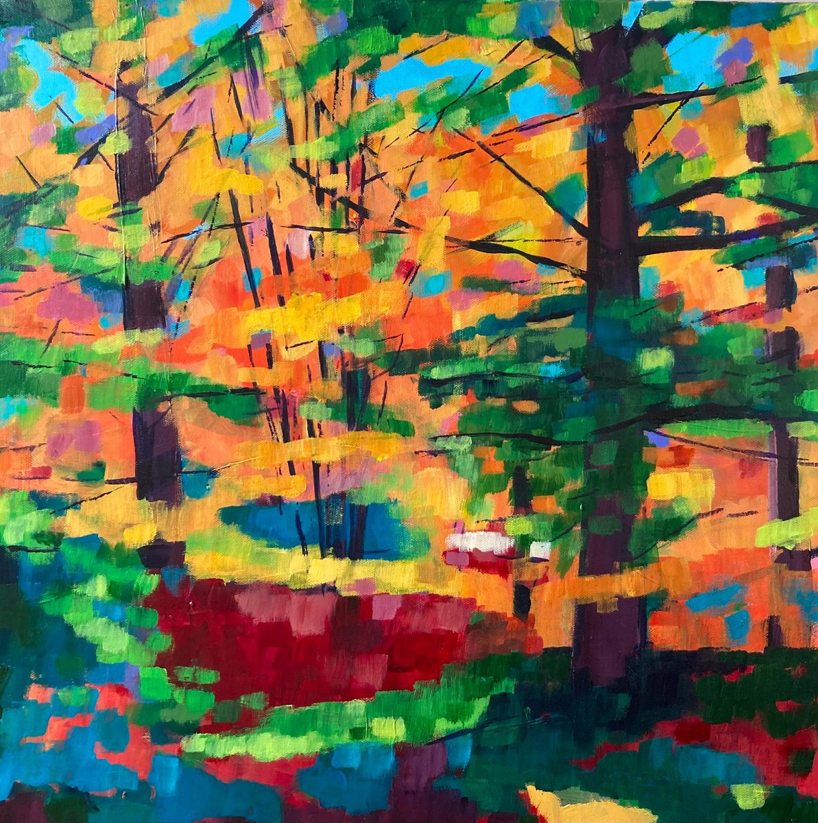 Queenswood Ii By Stuart Roper, 20 X 20, Artwork For Sale On Artfinder