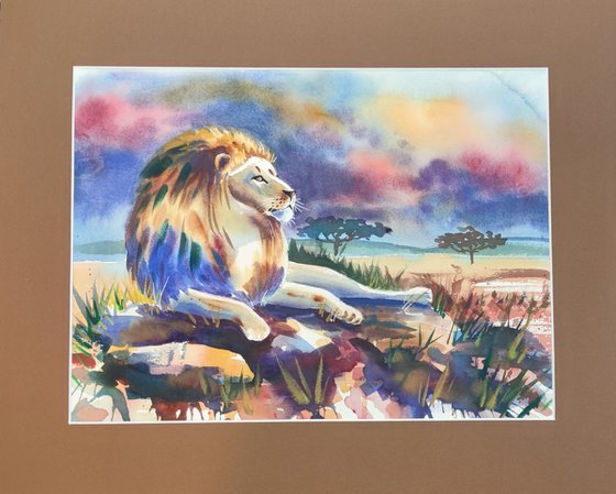 The Lion King Watercolor