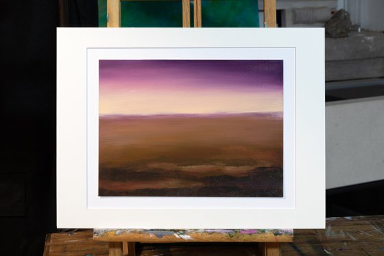 The mauve dawn - landscape - Ready to frame