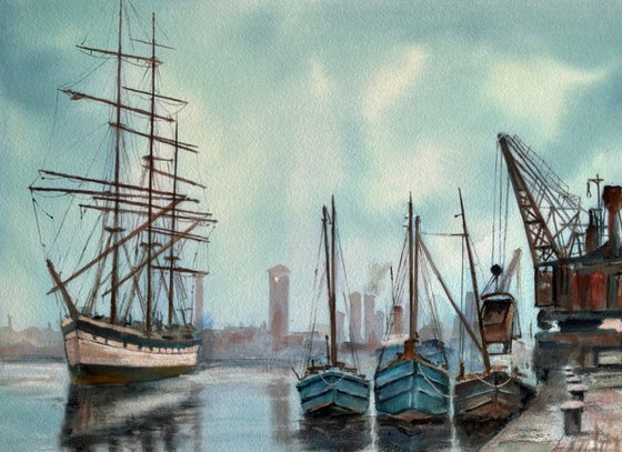 Glasgow Harbour, A Bygone Age