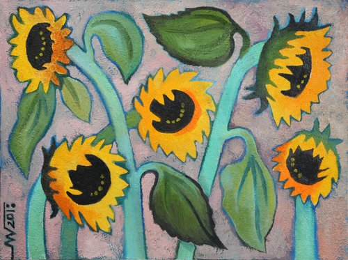 Sunflowers by Marina Gorkaeva