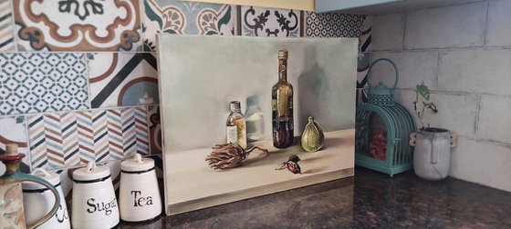 Still life with balsamic vinegar