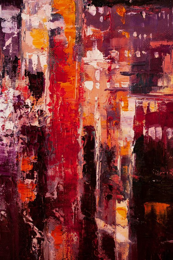 "City of Dreams" cityscape, abstraction