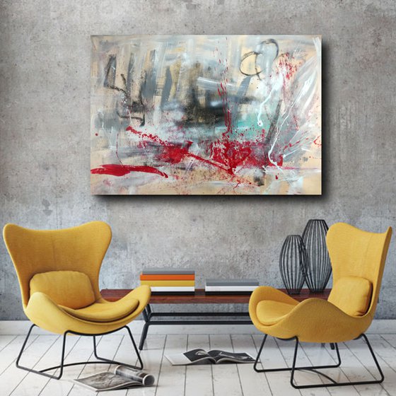 large abstract painting 120x80 cm-large wall art-title-c459