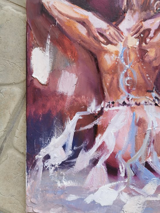 Nude painting, Portrait art, Original art, Nude Women art
