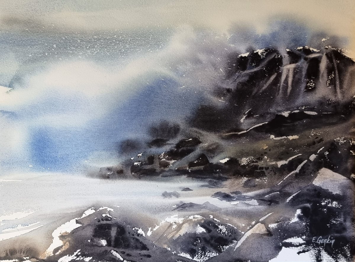 Impressionistic Watercolour , Break Free By Elena Genkin, 15 X 11, Artwork For Sale On Artfinder