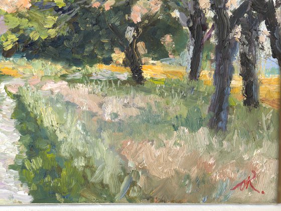 Pathway to Sunset Impressionism