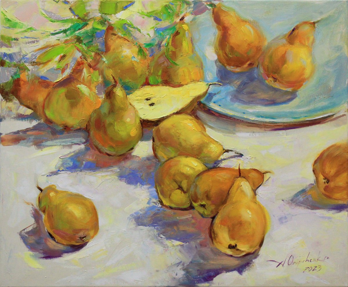 Sweet pears by Alisa Onipchenko-Cherniakovska