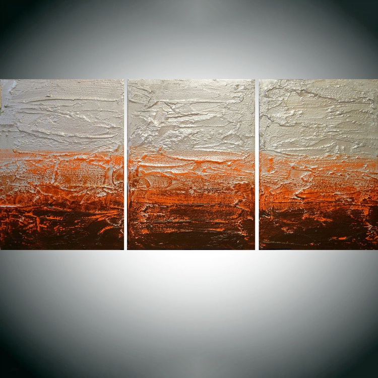 Triptych 3 Panel Wall Decor Art Citrus Silver Artfinder