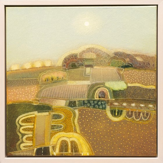 In the yellow haze of the sun